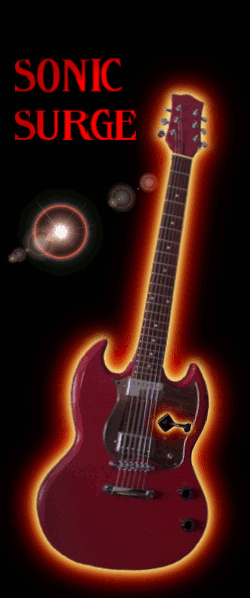 Sonic Surge red guitar image